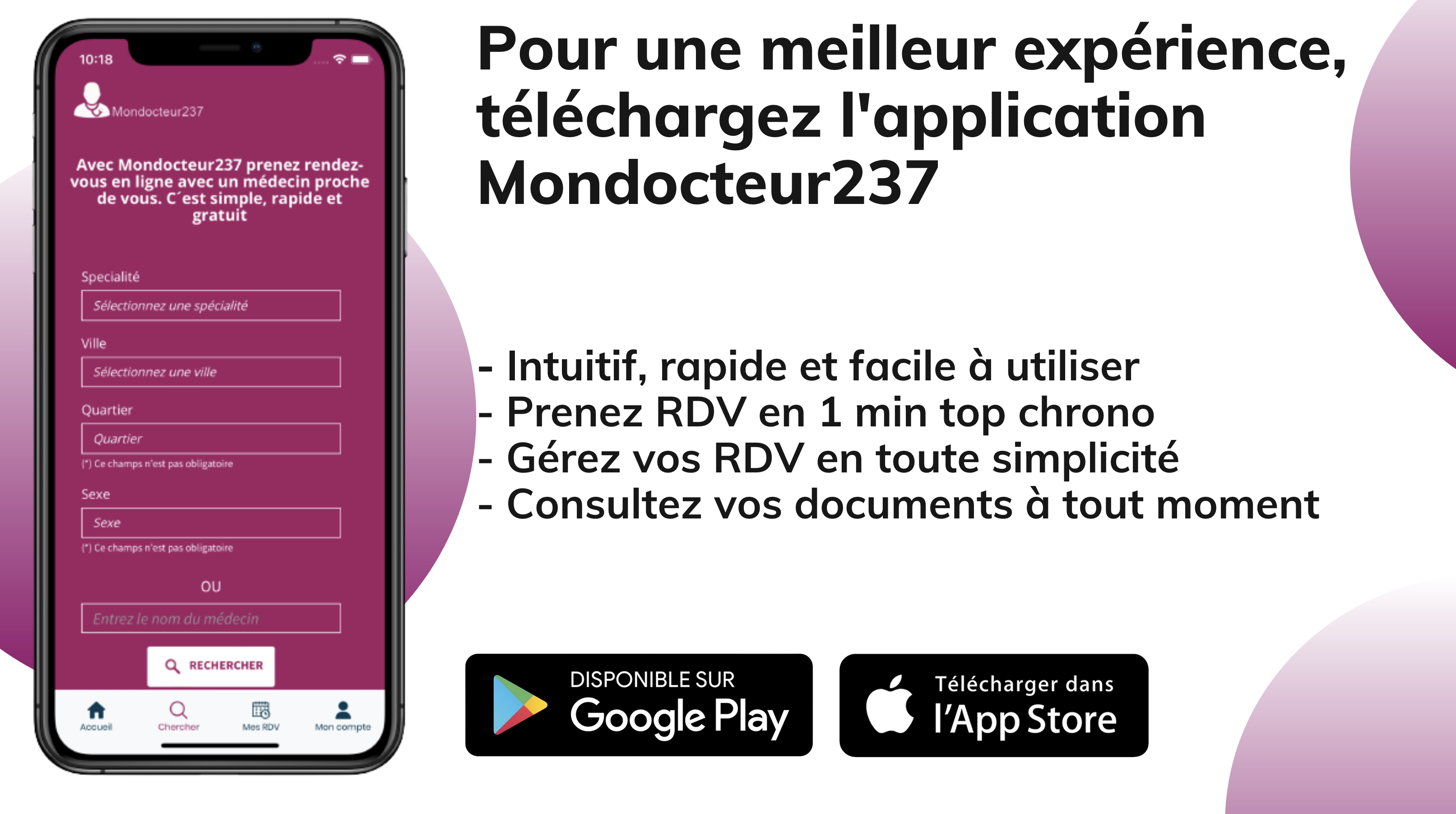 Téléchargez l'application